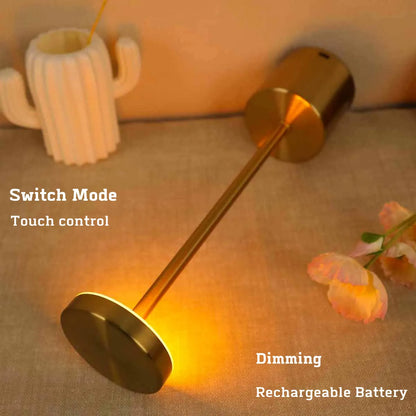 Simple LED Touch Metal Table Lamp