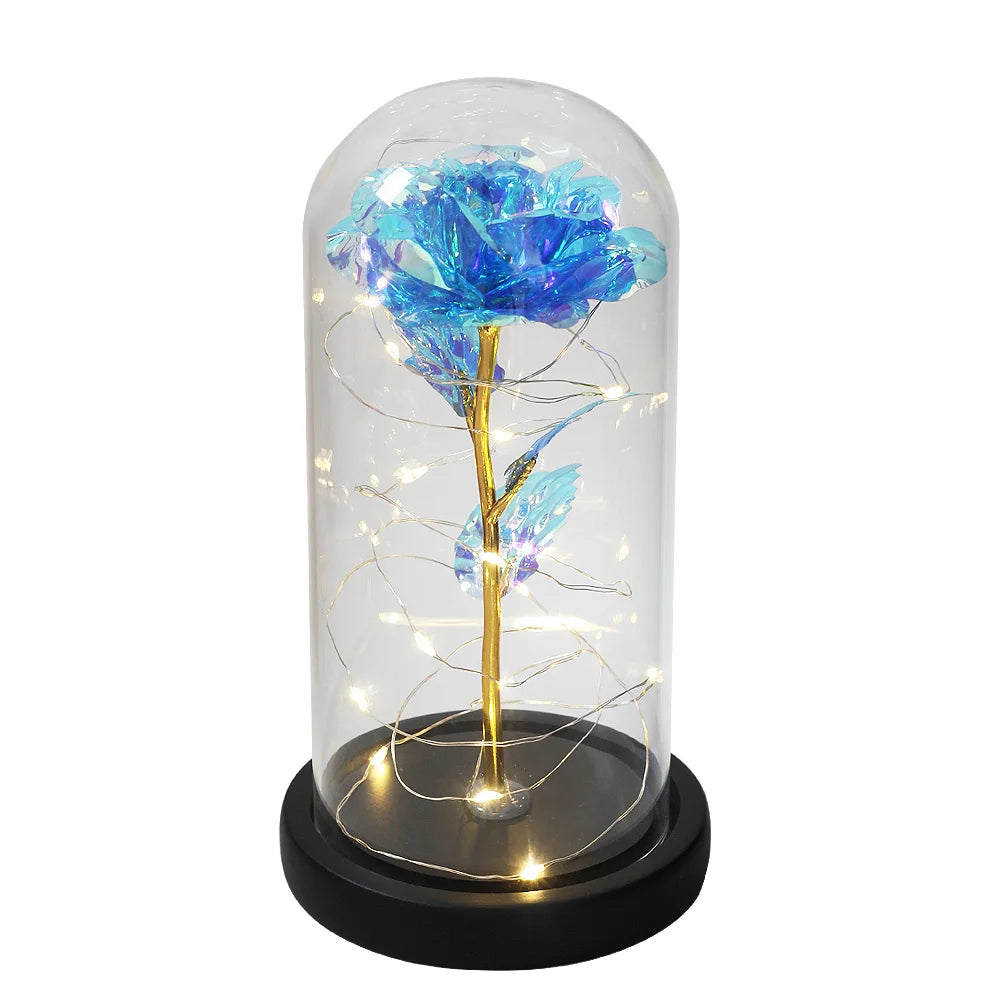 Galaxy Artificial Rose Flowers with Lights